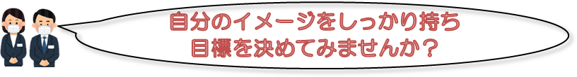 もくひょうをきめる